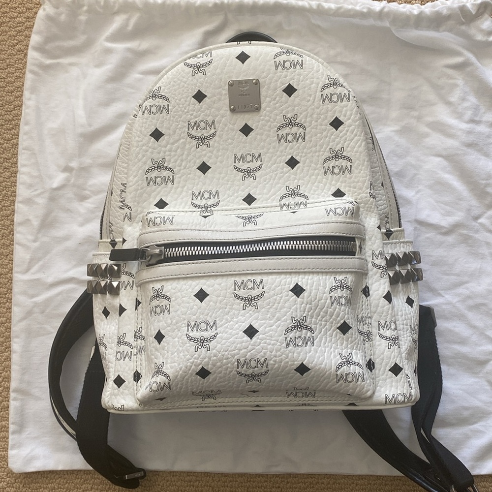 Mcm Studded Backpack - image 2